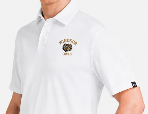 Under Armour Men's  Polo Embroidery Design